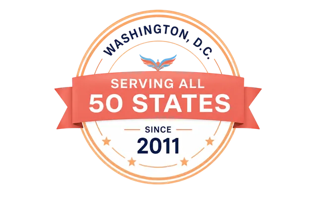Washington, D.C. seal: serving all 50 states since 2011